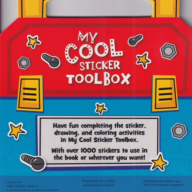 My Cool Sticker Toolbox Childrens Bookshop In Sri Lanka