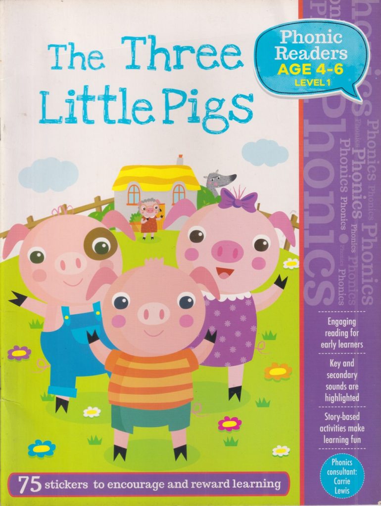 The Three Little Pigs – phonics Readers age 4-6 – Level 1 – Children's ...